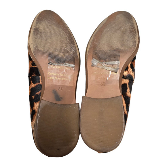 Madewell The Orson Loafer in Leopard Print Calf Hair size 6.5 - Picture 8 of 9